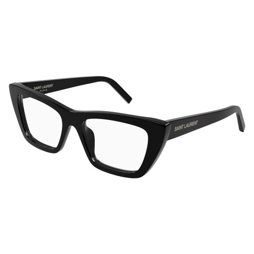 Saint Laurent Frau International SCHWARZ RECYCLED ACETATE SL 276 MICA OPT Italien