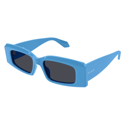 Azzedine Alaïa Sonnenbrille Woman Geometrisch-Richtungsbetont International Hellblau Rac AA0078S Italy