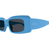 Azzedine Alaïa Sonnenbrille Woman Geometrisch-Richtungsbetont International Hellblau Rac AA0078S Italy