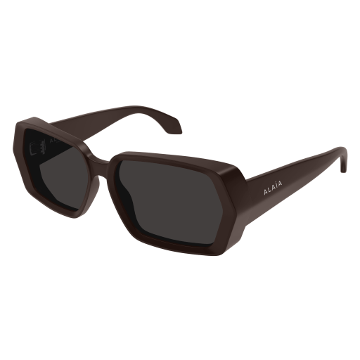 Azzedine Alaïa Sonnenbrille Woman Geometrisch-Richtungsbetont International Burgund Rac AA0082S Italy