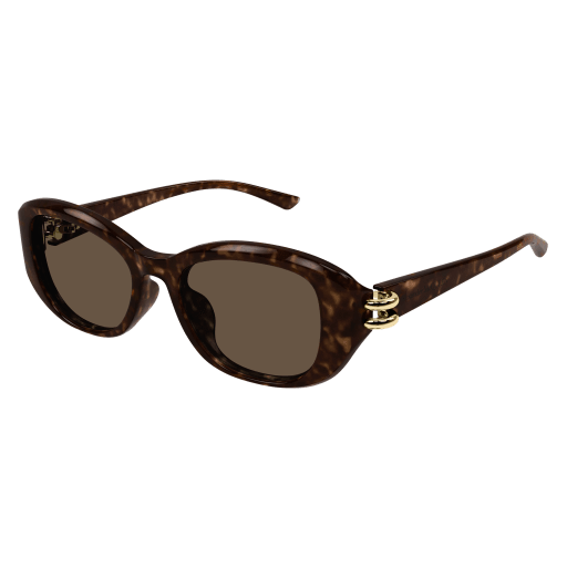 Alexander Mcqueen Frau Asian Fitting HAVANNA RECYCLED ACETATE AM0470SA Japan