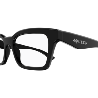 Alexander Mcqueen Unisex International SCHWARZ RECYCLED ACETATE AM0476O Italien