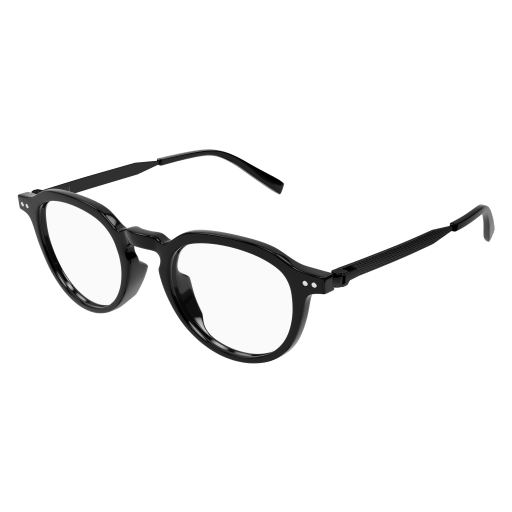 Dunhill Mann Asian Smart Fitting SCHWARZ RECYCLED ACETATE DU0091O Japan