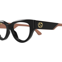 Gucci Frau International SCHWARZ RECYCLED ACETATE GG1665O Italien