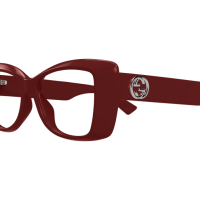 Gucci Frau International BURGUND RECYCLED ACETATE GG1697O Italien