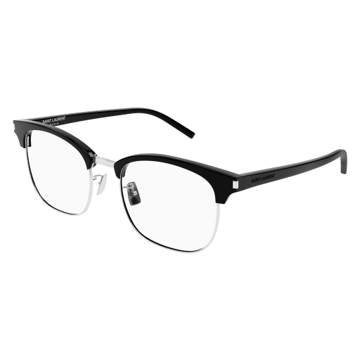 Saint Laurent Unisex Asian Fitting SCHWARZ RECYCLED ACETATE SL 104F Italien