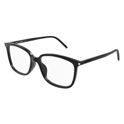 Saint Laurent Frau Asian Fitting SCHWARZ RECYCLED ACETATE SL 453F Italien