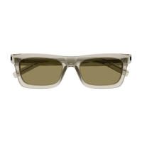 Saint Laurent Frau International BEIGE RECYCLED ACETATE...