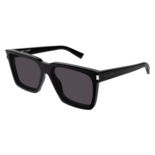 Saint Laurent Unisex Asian Fitting SCHWARZ RECYCLED ACETATE SL 610F Italien