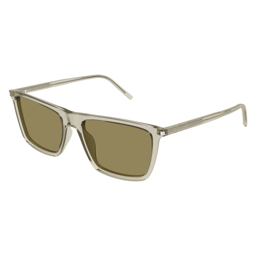 Saint Laurent Mann International BEIGE RECYCLED ACETATE SL 668 Italien