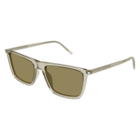 Saint Laurent Mann International BEIGE RECYCLED ACETATE...