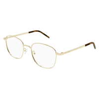 Saint Laurent Unisex Asian Fitting GOLD METALL SL 682F...