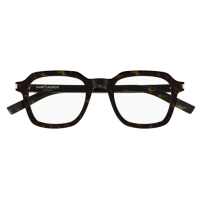 Saint Laurent Unisex International HAVANNA RECYCLED ACETATE SL 715 SLIM OPT Italien