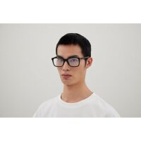 Saint Laurent Mann Asian Smart Fitting SCHWARZ RECYCLED ACETATE SL 718 SLIM Italien