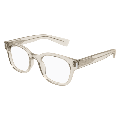 Saint Laurent Frau International BEIGE RECYCLED ACETATE SL 722 Italien