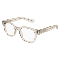 Saint Laurent Frau International BEIGE RECYCLED ACETATE...