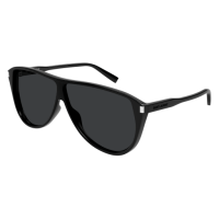 Saint Laurent Mann International SCHWARZ RECYCLED ACETATE...