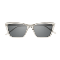 Saint Laurent Frau International BEIGE RECYCLED ACETATE...