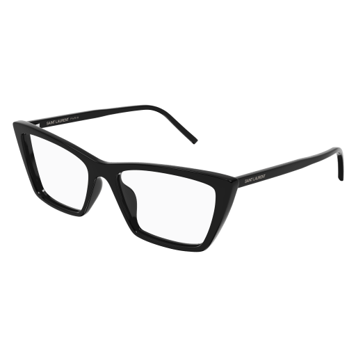 Saint Laurent Frau International SCHWARZ RECYCLED ACETATE SL 737 MICA THIN OPT Italien