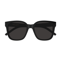 Saint Laurent Frau Asian Fitting SCHWARZ RECYCLED ACETATE SL M105F Italien