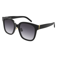 Saint Laurent Frau Asian Fitting SCHWARZ RECYCLED ACETATE...