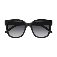 Saint Laurent Frau Asian Fitting SCHWARZ RECYCLED ACETATE SL M105F Italien