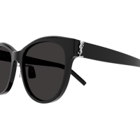 Saint Laurent Frau Korean SCHWARZ RECYCLED ACETATE SL M107K Italien