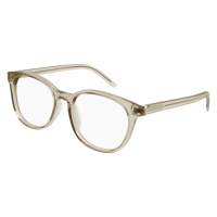 Saint Laurent Frau Asian Fitting BEIGE RECYCLED ACETATE...