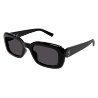 Saint Laurent Frau Asian Fitting SCHWARZ RECYCLED ACETATE...