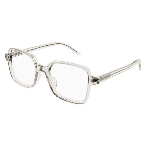 Saint Laurent Frau Asian Smart Fitting BEIGE RECYCLED ACETATE SL M139 Italien