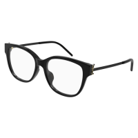 Saint Laurent Frau Asian Fitting SCHWARZ RECYCLED ACETATE...