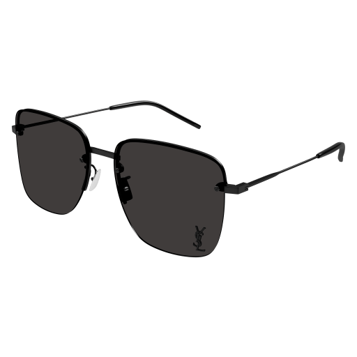 Saint Laurent Frau Asian Smart Fitting SCHWARZ METALL SL 312 M Italien