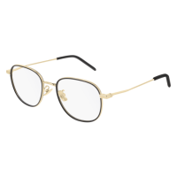 Saint Laurent Unisex Asian Smart Fitting GOLD METALL SL...