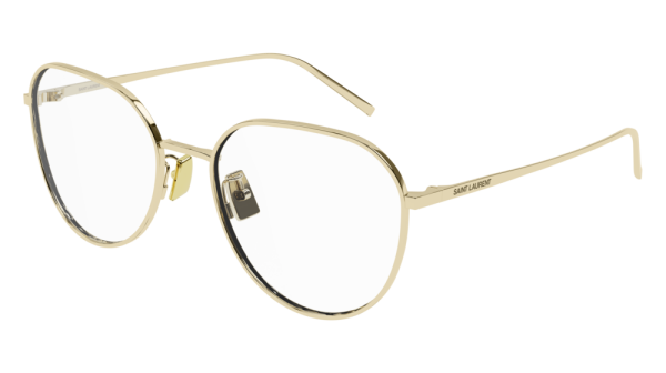 Saint Laurent Frau Asian Smart Fitting GOLD METALL SL 484 Italien