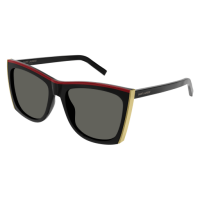 Saint Laurent Frau International SCHWARZ RECYCLED ACETATE...