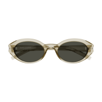 Saint Laurent Frau International BEIGE RECYCLED ACETATE...