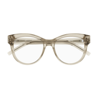 Saint Laurent Frau International BEIGE RECYCLED ACETATE...